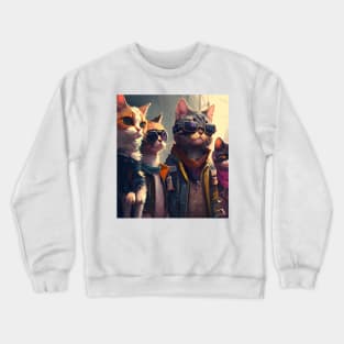 Cool Cats Crewneck Sweatshirt